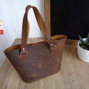 Lederhandtasche Pdf Schnitt | Kleine Frau Taschenvorlage | Frau täglich Handtasche | Mini Tragetasche Muster | Handgemachte Frau Tasche | &Tutorial Video