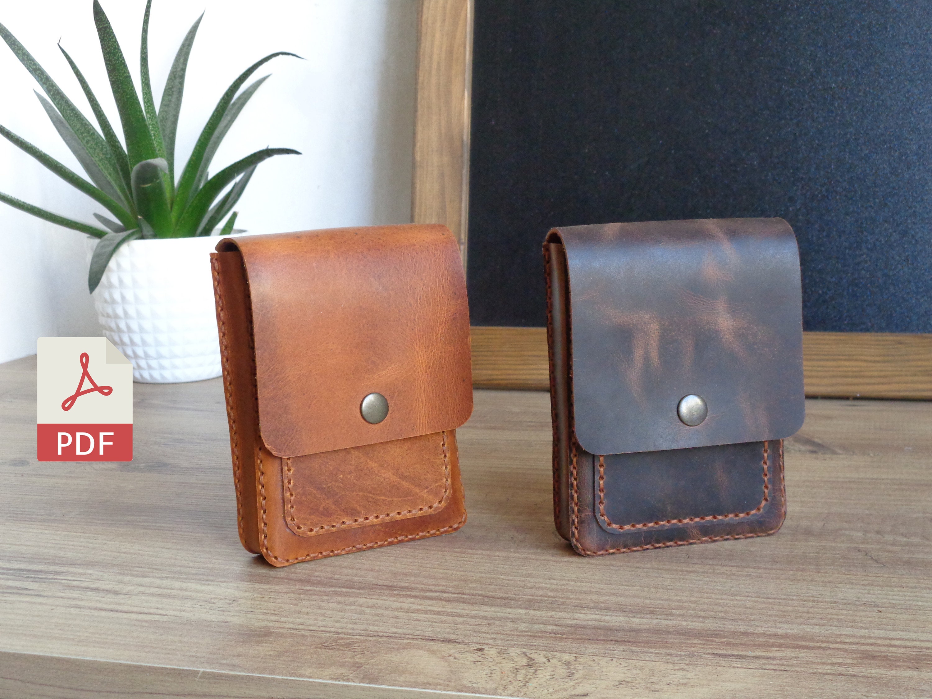 Leather Belt Wallet 