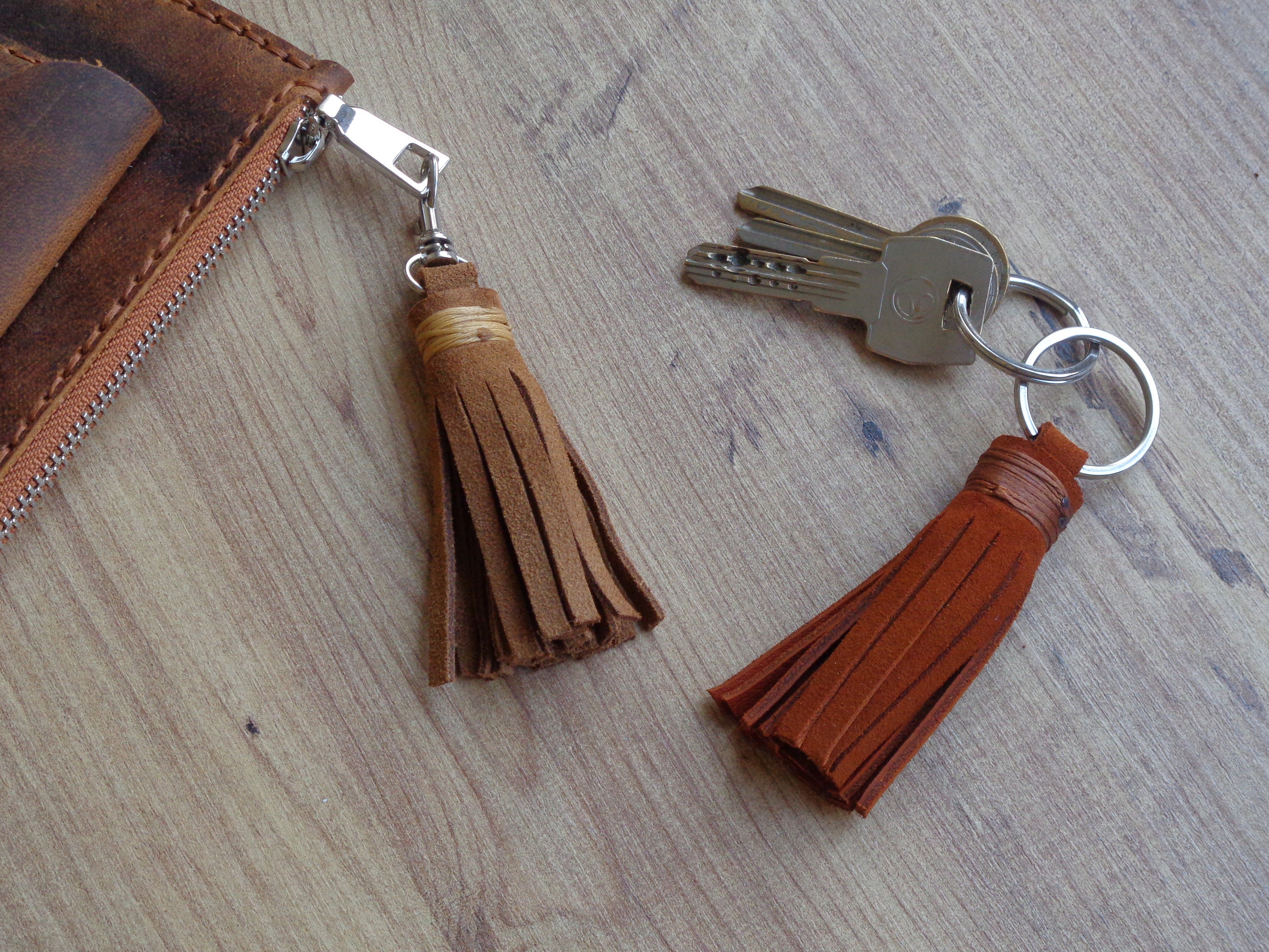 Leather Tassel PDF Pattern | Leather Keychain Template | Diy Leather ...