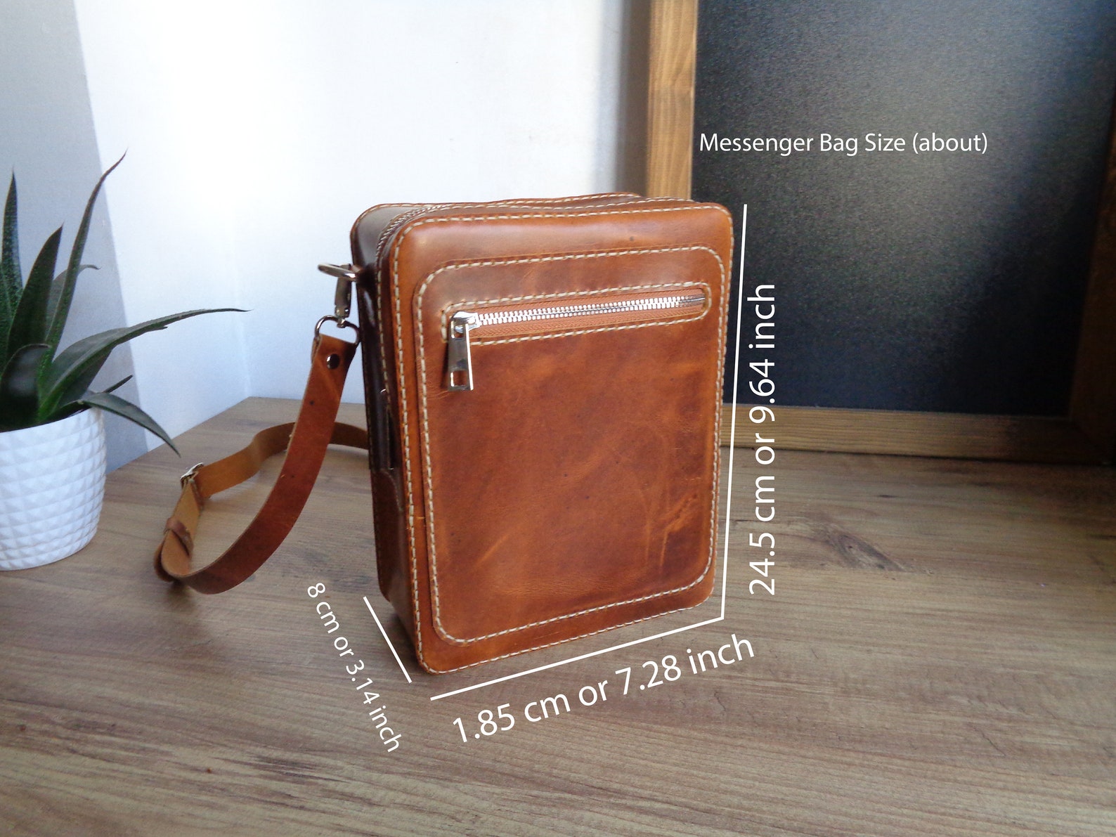 Leather Small Messenger Bag PDF Pattern Zipper Messenger Bag Etsy