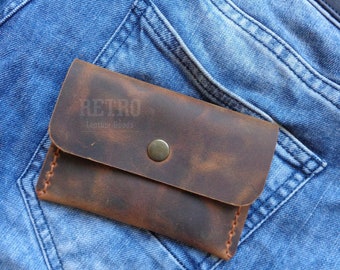 Minimal Leather Card Wallet PDF Pattern | A4 + US Letter