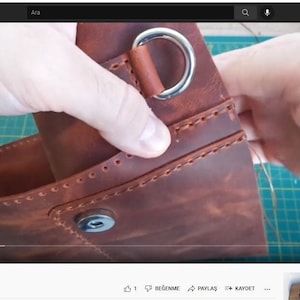 Leather Messenger Bag PDF Pattern | Man Messenger Bag | Woman Messenger Bag | Shoulder Messenger Bag | Bag Pattern Pdf | With Video Tutorial image 5