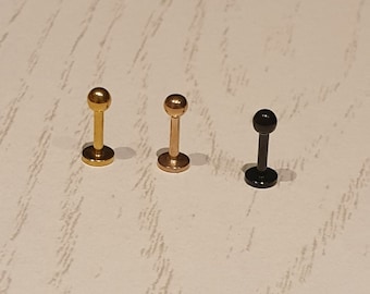 16G Piercing Ball / Knorpel / Ohr/ Tragus / Helix /  Septum / Ohrstecker / Ohrring