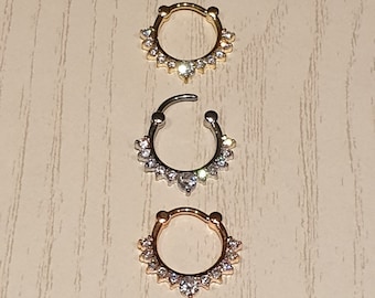 16G Nasen Ring / Clicker /Septum / Stecker  / Knorpel /Ohrring  / Piercing/ Helix /Hoops