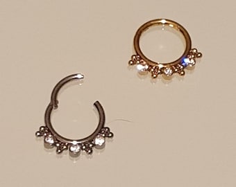 16G Ring / Ohr / Nase  / Clicker / Knorpel / Ohrring  / Piercing / Hoops