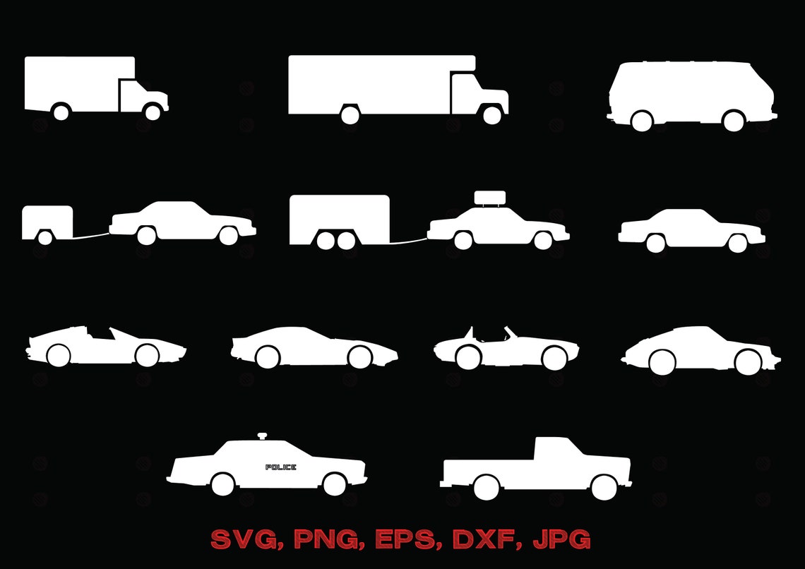 Symbols car 12 Pcs Etsy