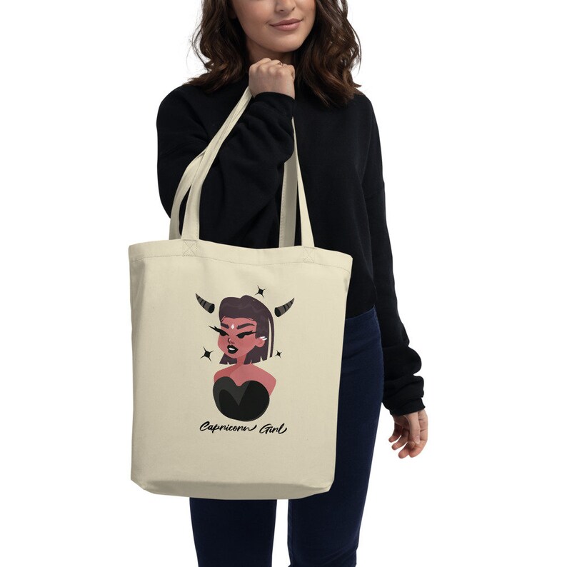 Capricorn Girl Eco Tote Bag