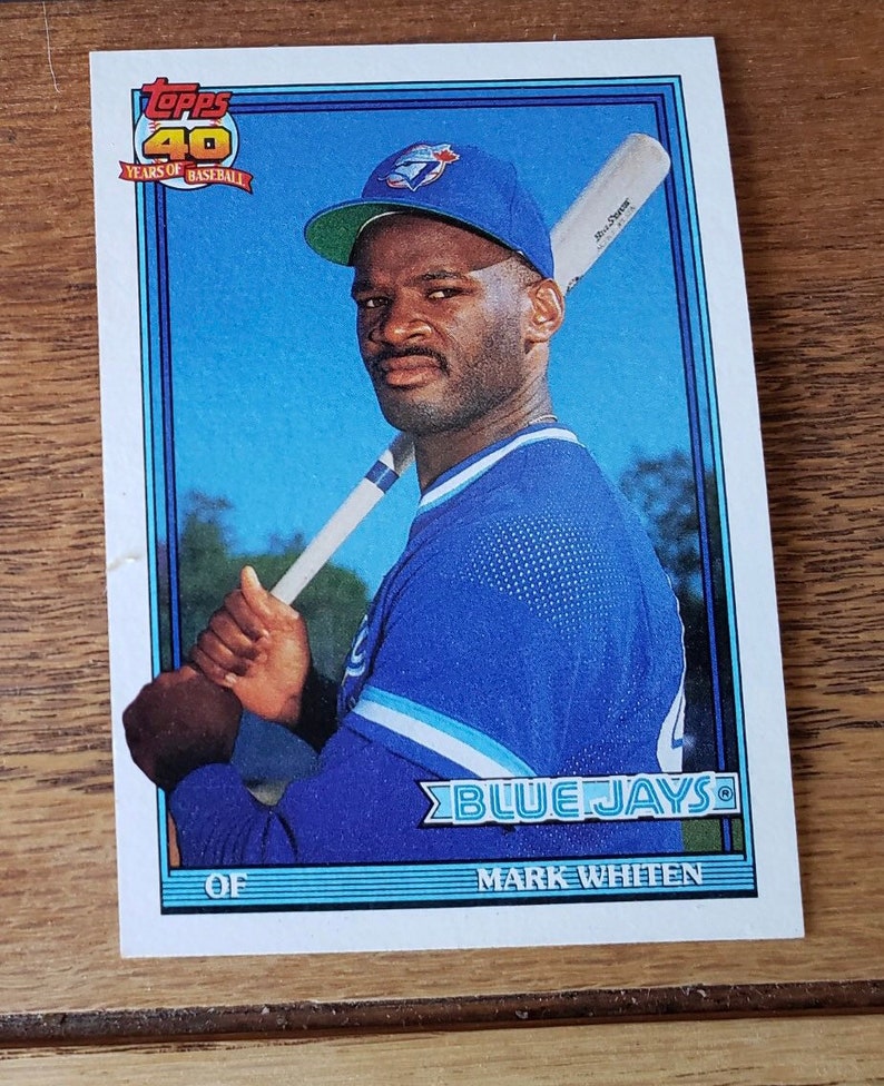1991 Mark Whiten Error Baseball Card Etsy