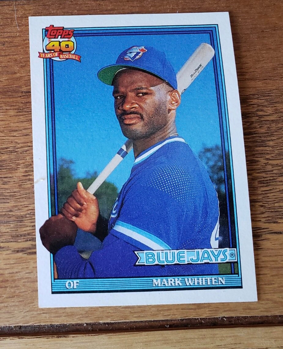 1991 Mark Whiten Error Baseball Card - Etsy India
