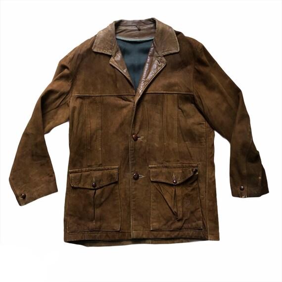 Vintage Suede Jacket Mens Size Medium