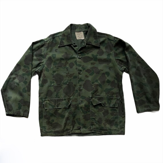 Vintage 50s Herters Hudson Bay Camouflage Shirt