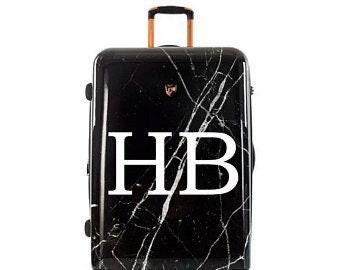 Holiday Sunshine Personalised Luggage Initials Vinyl Decal Stickers