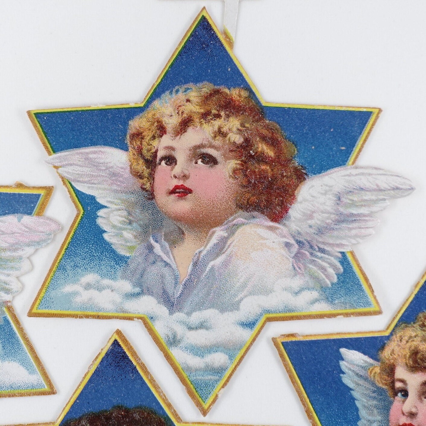 大人気の Vintage German 4 Wafers: Etsy - 1218 ZM Stars, in Angels その他