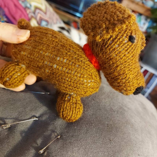 Dachshund Knit Etsy