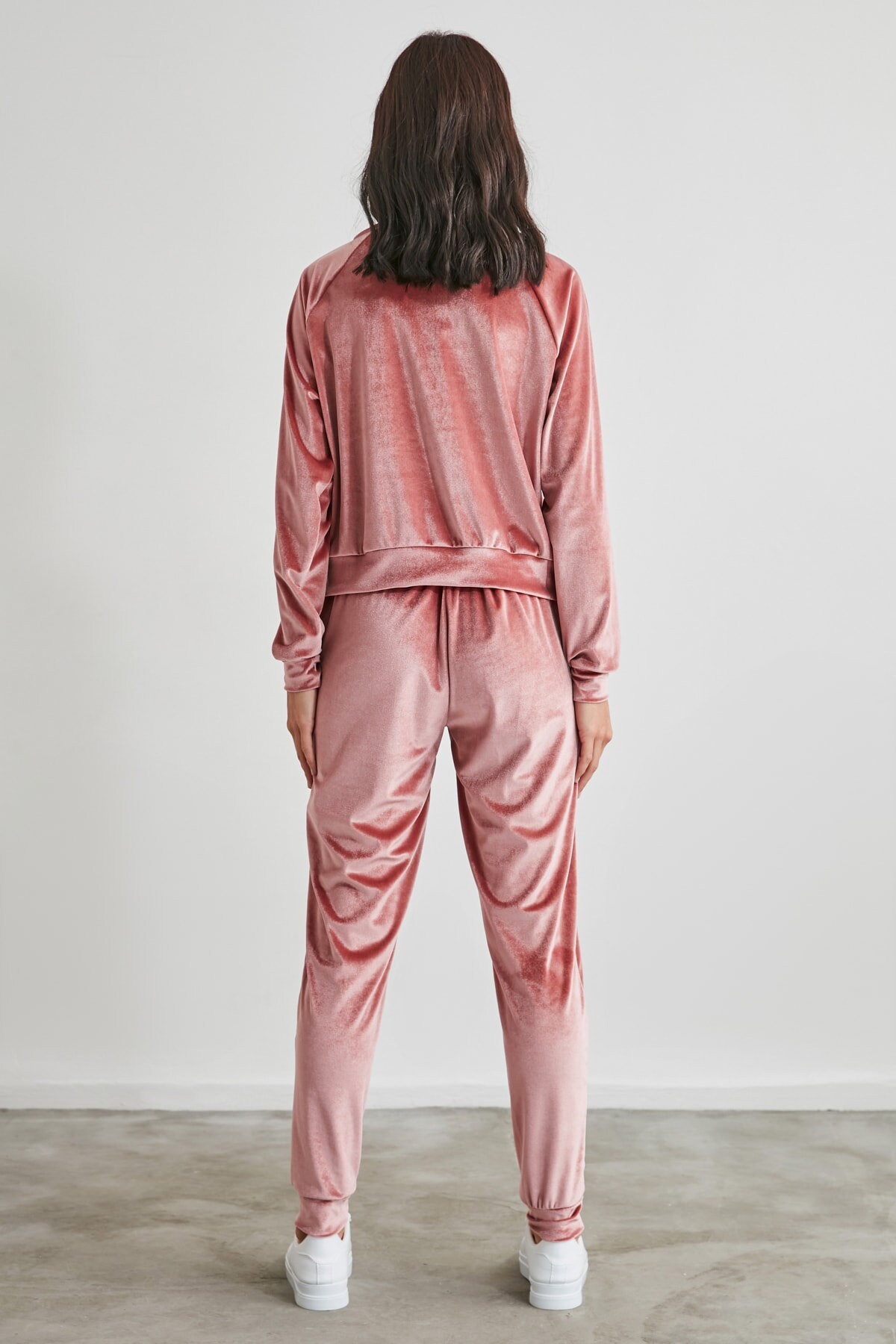 Dusty pink stylish Velvet pajama set for women Dried Rose | Etsy