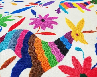 Mexican Steppes Patterned Upholstery Fabric by the yard, Digital printed mexican style polyester fabric