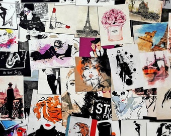 POP ART Moderne Vrouwen ontworpen polyester Bekleding stof op maat gesneden, Digitale bedrukte stof voor tassen kussens zakjes meubels