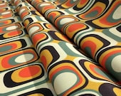 アンティーク雑貨 MAC Super Vintage Fabric 70s Vintage Fabric, 70s Fabric Unused by St Michael, Retro