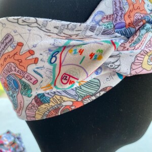 Adult headband, cranial nerve face, lab draw order, heart parts, blood flow order, cranial nerves, labeled  lobes of brain , valve locations