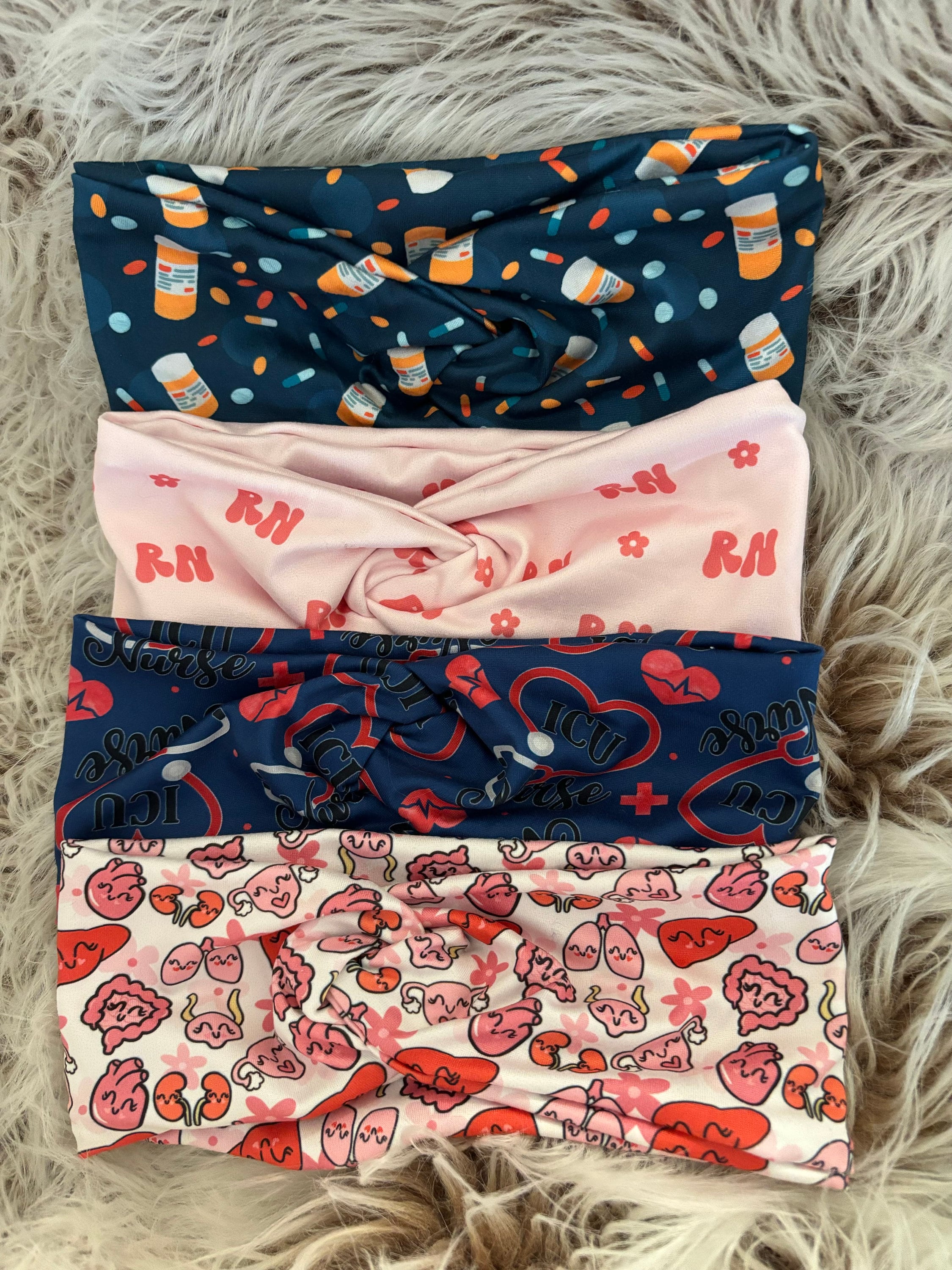 Adult headband, nursing theme