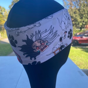 Adult headband, cruella 101 dalmatians