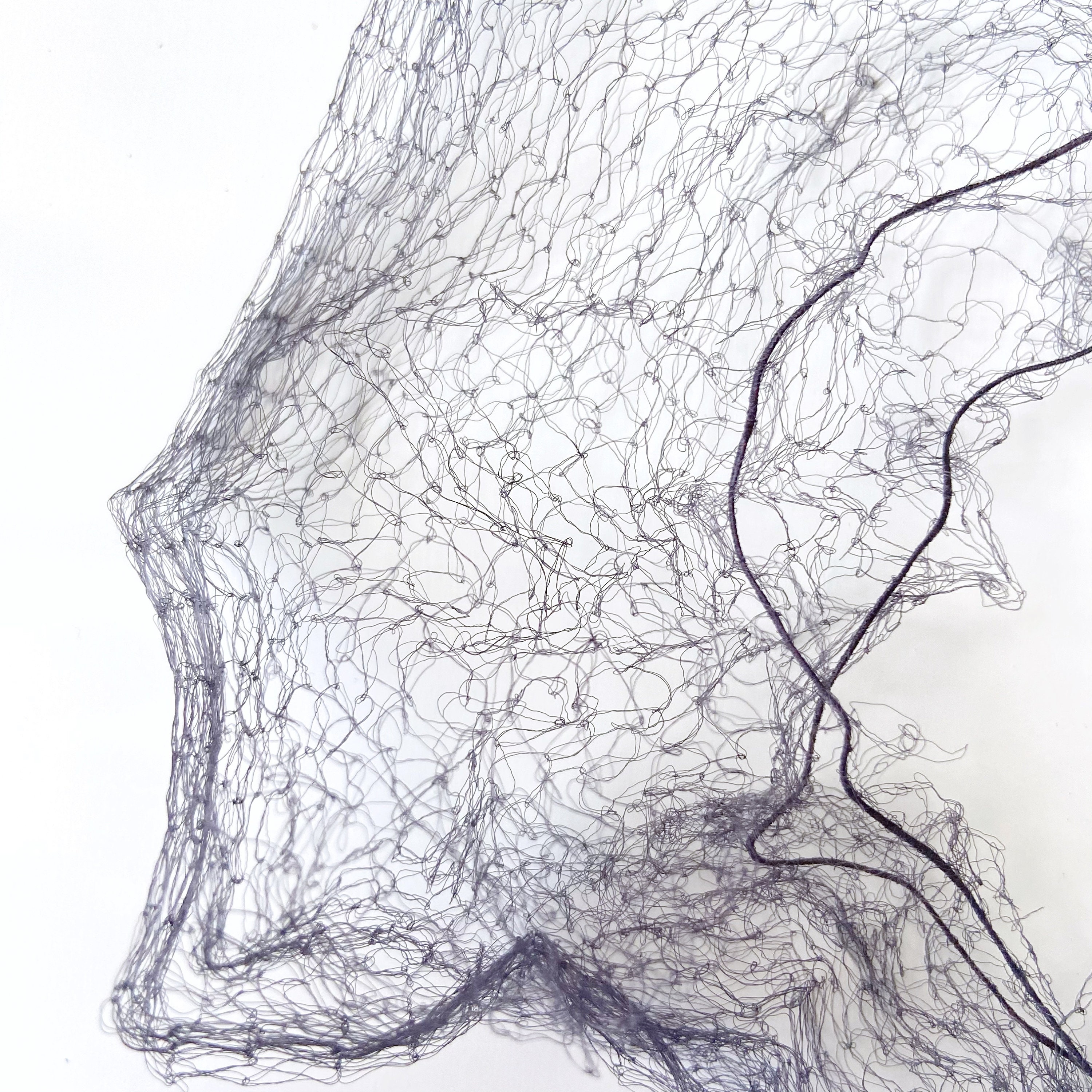 10 Black Invisible Hair Nets, Bulk Hair Net, Bun Cover, Black