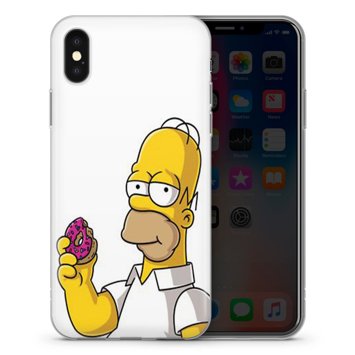 Simpsons Phone Case Cover Fits iPhone 7 8 11 12 PRO XR Etsy