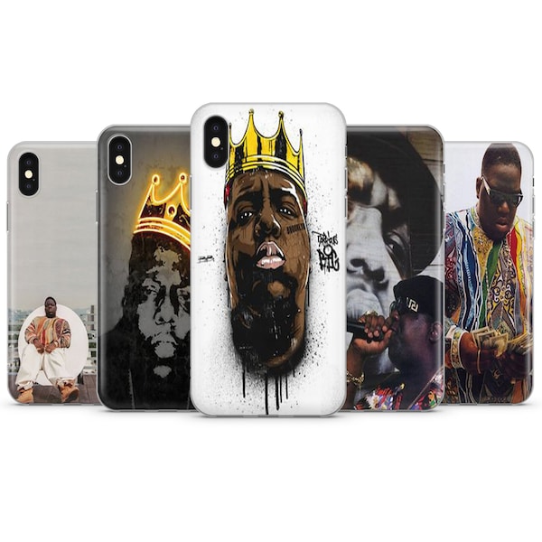 The Notorious B.I.G. Phone Cover, Fits iPhone 7, 8, 11, 12 PRO, XR, XS, Samsung A30, S20, A12 Huawei P10, P20, P30, P40, P9, Xiaomi Silicone