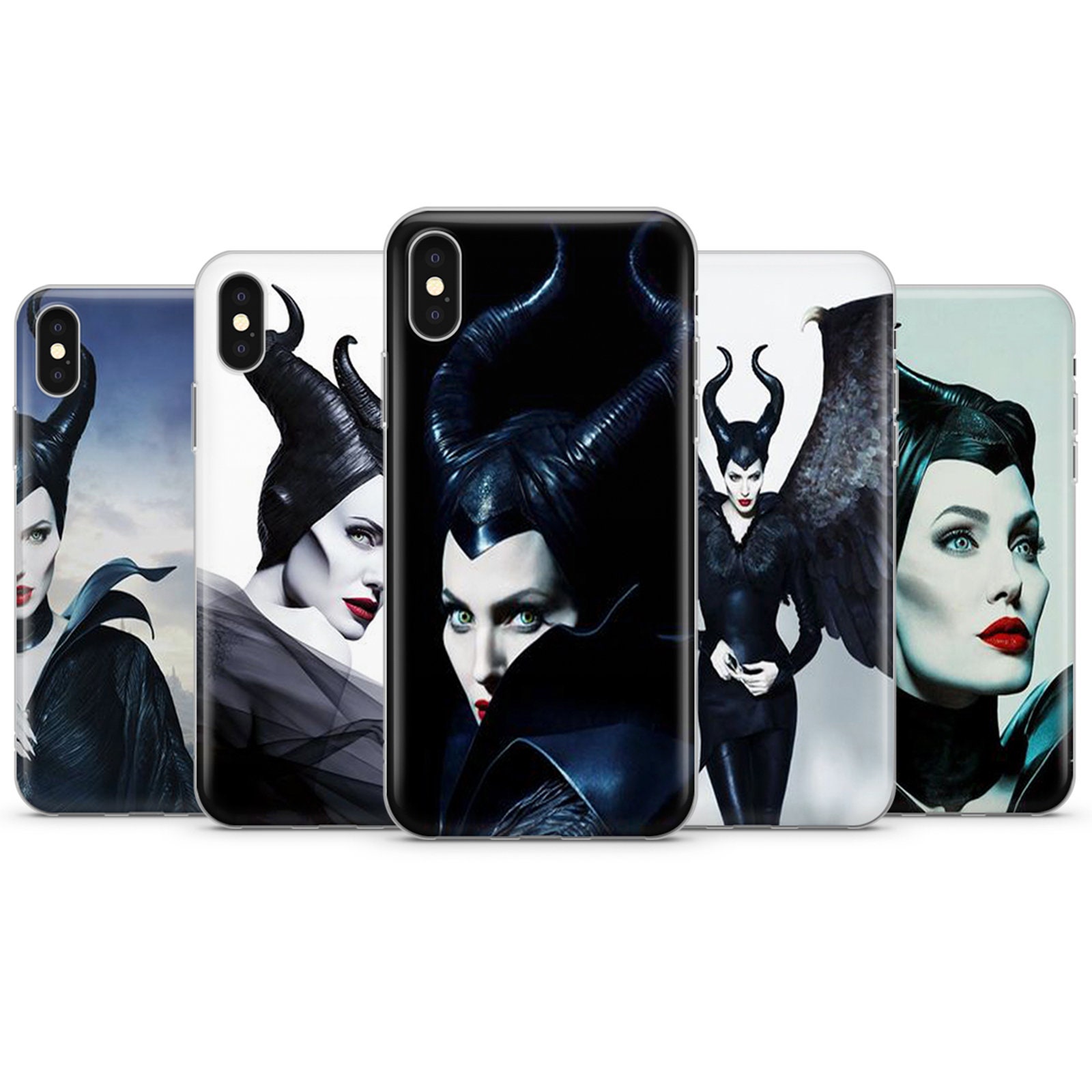 Loungefly Disney Villains Ursula Maleficent Tech Clutch Phone Cover Wallet  NWT