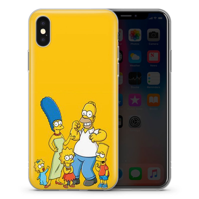 Simpsons Phone Case Cover Fits Iphone 7 8 11 12 PRO XR Etsy UK