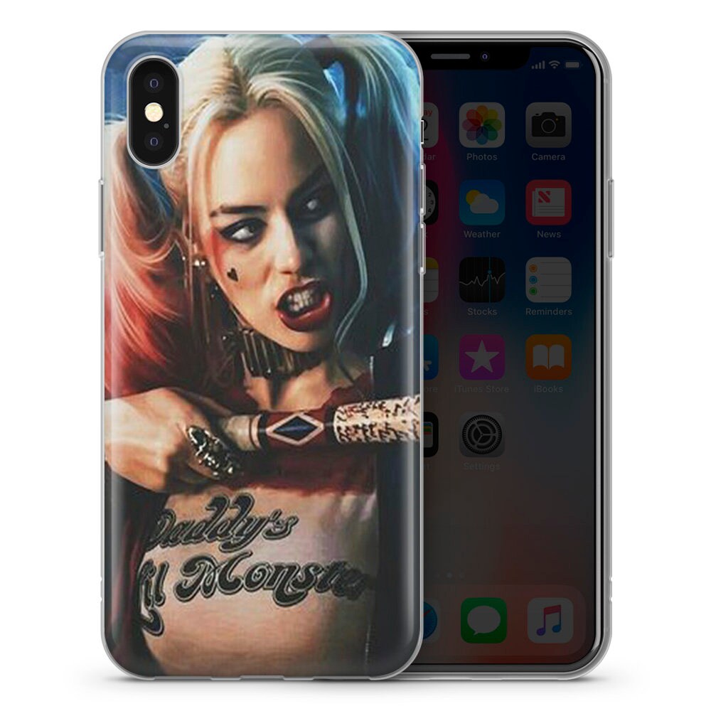 Harley Quinn Phone Case Cover Fits iPhone Samsung Huawei Etsy