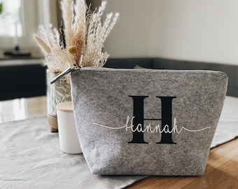 Kosmetiktasche aus Filz