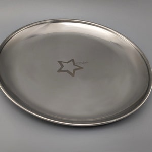 COMBO Pack Stainless Steel food grade rolling tray plus silicon mat choose Black or White Super cute gift. image 2