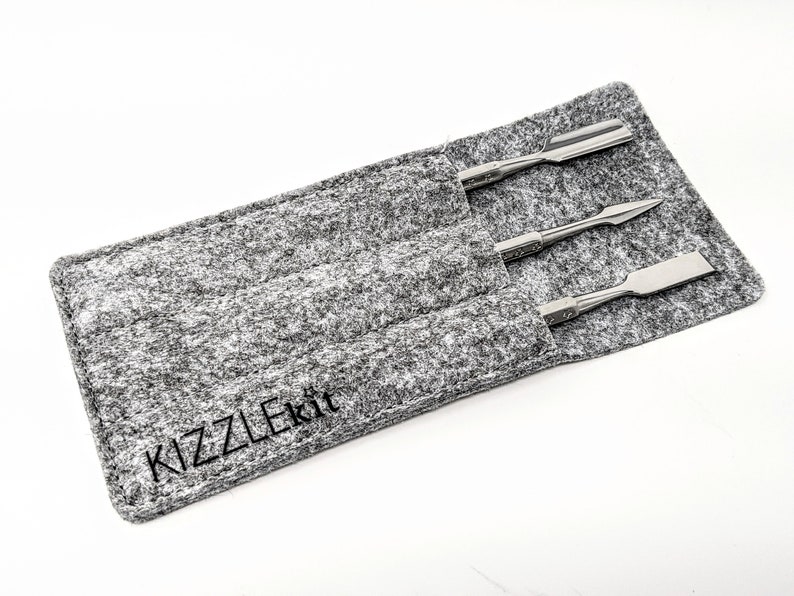 BUNDLE of TOOLS, roll tray, silicon mat and container felt sleeve Gift. Perfect Set for your favorite herbivore image 2