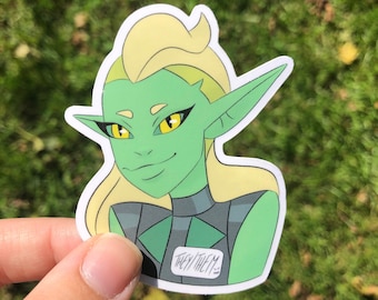 Double Trouble She-ra Sticker - They/Them, Non-binary