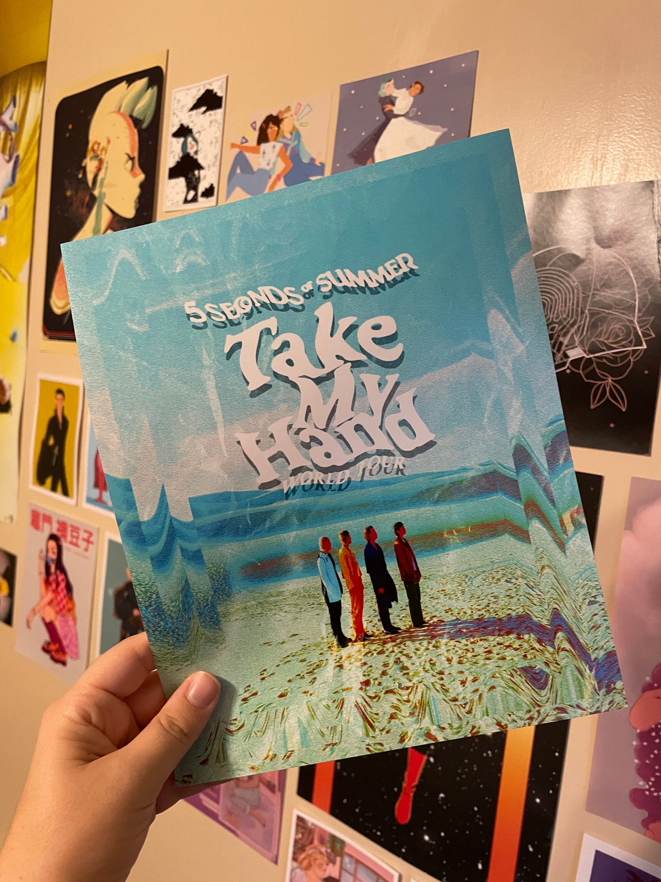 5SOS Take My Hand Tour 2022 Poster Print - Etsy