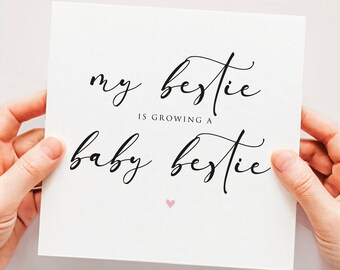 Bestie Pregnancy Card: Congratulations Mummy To Be