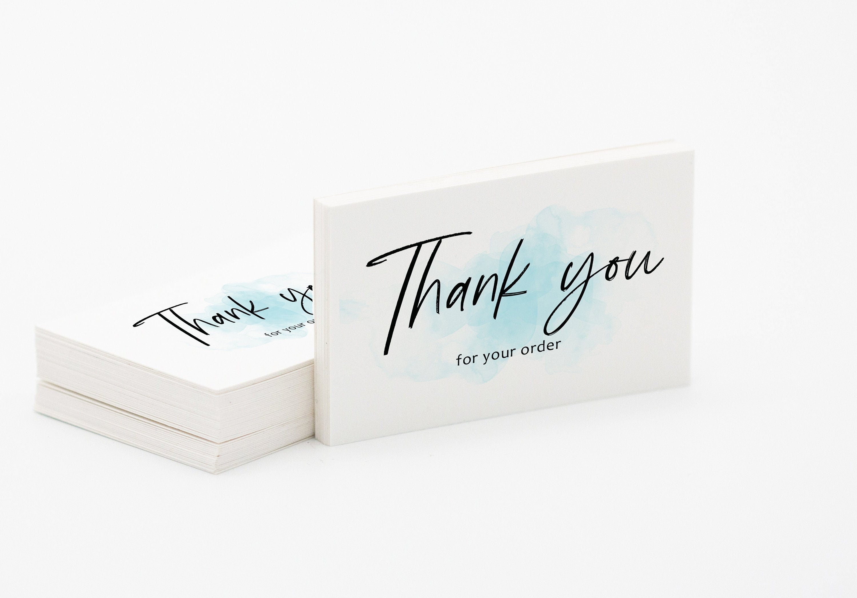 Bedankt voor uw bestelling mini-kaart pack bedankt voor de | Etsy Nederland