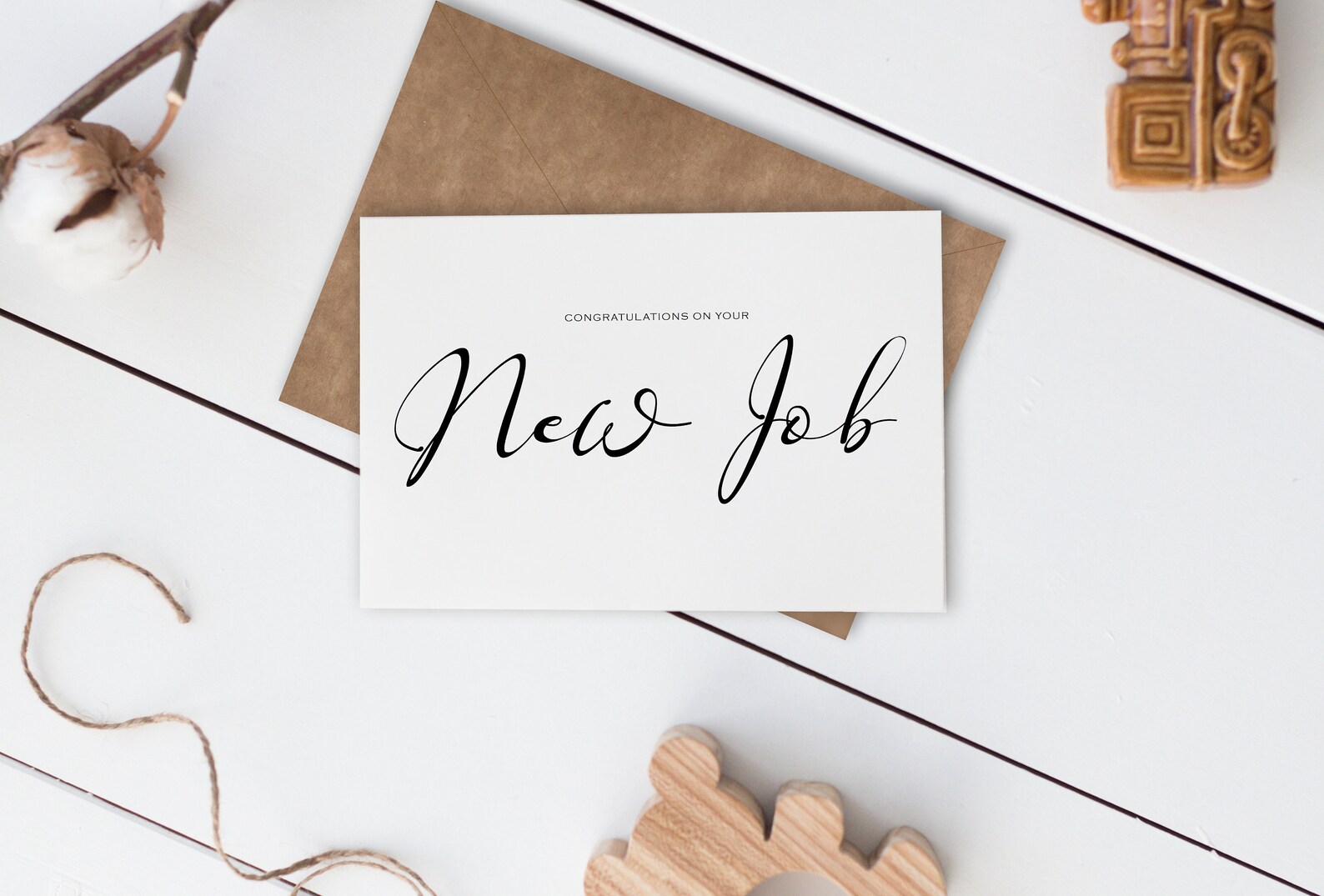 Congrats New Job Card Good Luck in Your New Job Best of Luck Etsy UK