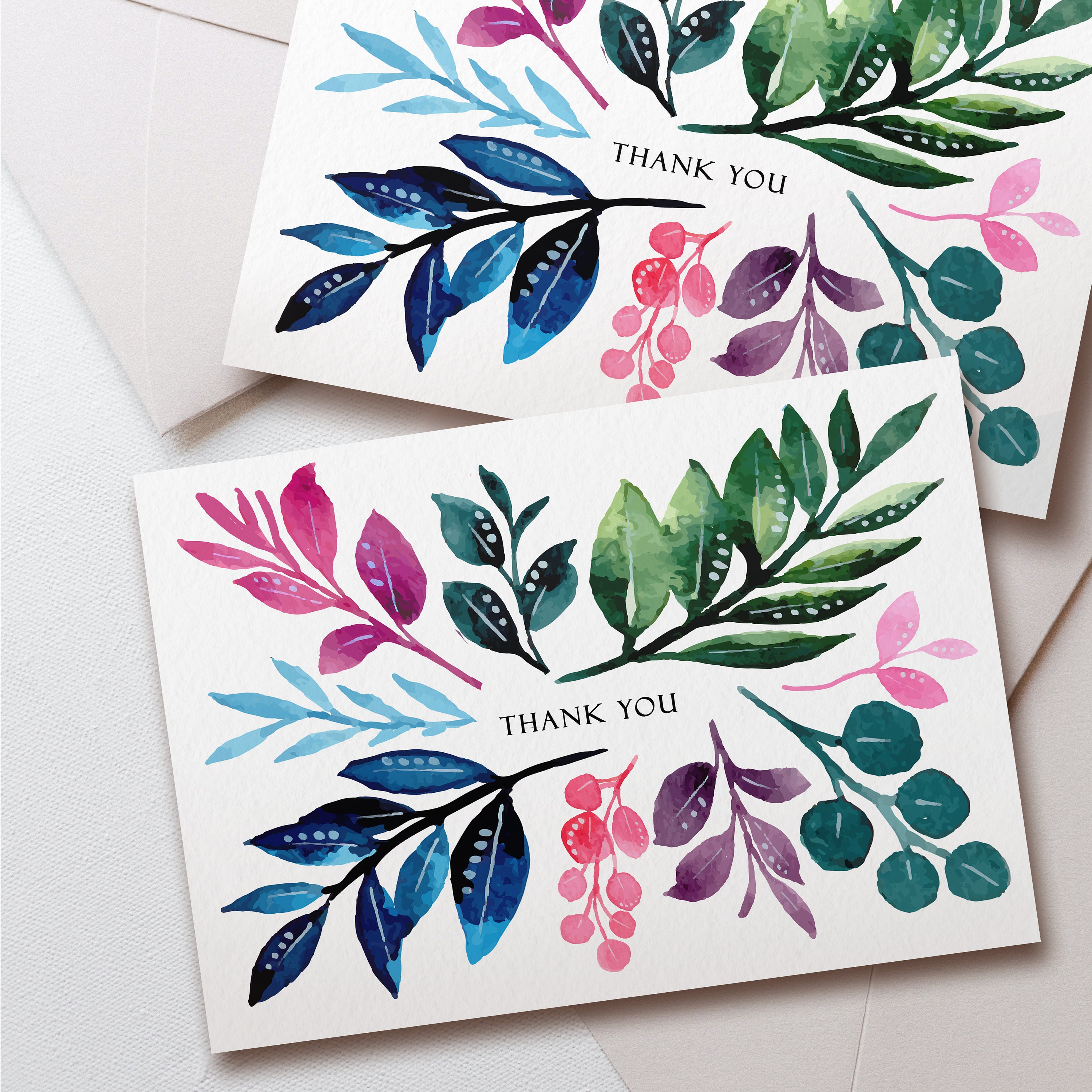 10x Wildflower Notelets, Pack of 10 Watercolour Handmade Any Occasion ...