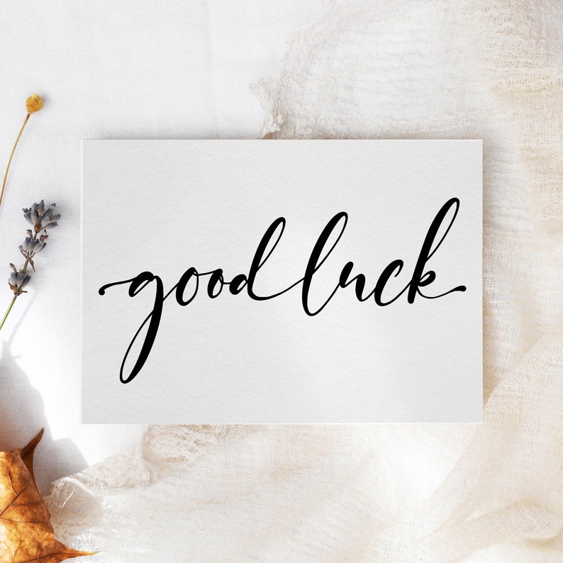 Good luck card pack Teacher wishing luck cards School students greeting cards New Job card image 1