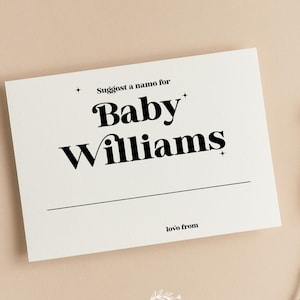 Suggérer un prénom personnalisé pour bébé | Disco Baby | ère bébé | Révéler le genre | Jeux de baby shower | Devinez le nom | Que sera bébé | D101