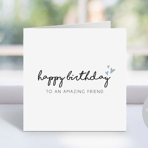 Happy Birthday Freund | Alles Gute zum Geburtstag an einen tollen Freund | Geburtstagsgrüße | Geburtstagskarte für Familie