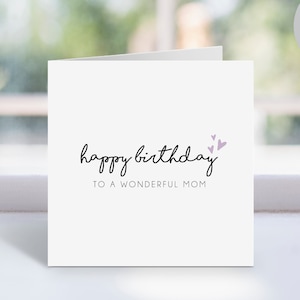 Alles Gute zum Geburtstag Mama | Alles Gute zum Geburtstag für eine wundervolle Mama | Geburtstagsgrüße | Geburtstagskarte für Familie