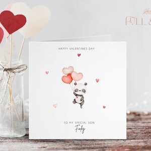 Personalisierte glückliche Valentinstag Karte | Tochter | Sohn | Enkelin | Nichte | Neffe | Patenkind | Patenkind | Kinder Valentinstag Karten