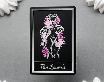 The Lover's Tarot Card 2x3-inch Matte Waterproof Sticker