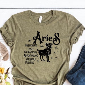 Aries Zodiac Shirt, Aries Horoscope Shirt, Aries Astrology T-Shirt, Aries Birthday Gift, Aries Sign T-Shirt, Aries Birthday Present T-Shirt