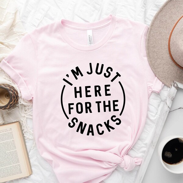 I'm Just Here for The Snacks Shirt, Snack Kids Shirts, Cute Snack Toddler Shirts, Funny Youth Shirt, Snacks Shirt, Snack Lover Baby T-Shirt