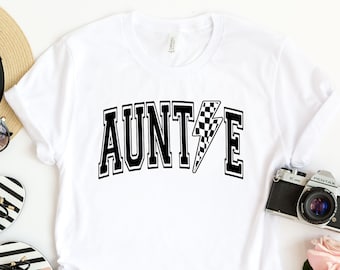 Auntie Lightning Shirt, Auntie Shirt, Auntie Gift, Aunt Shirt, Gift For Aunt, Best Aunt Shirt, Cool Aunt Shirt, Aunt Life Tee, New Aunt Tee