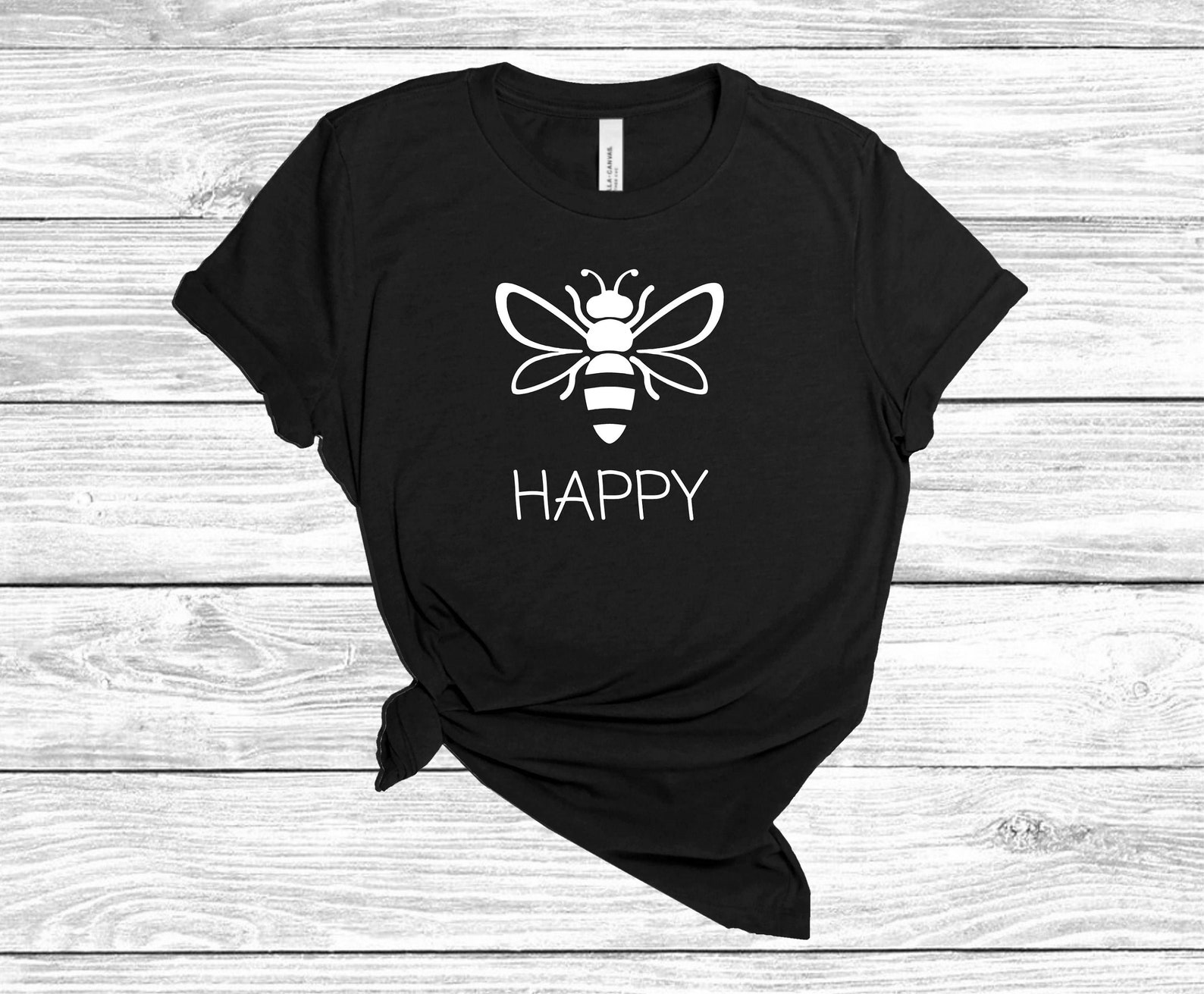 Bee Happy Shirt Bee Shirt Happy Shirt Motivational Shirt | Etsy
